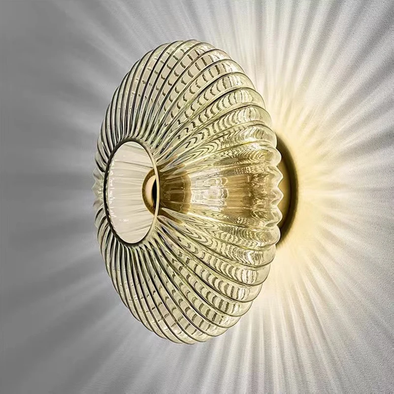 Nordic Retro Plafondlamp Eenvoudige Glazen Plafondlamp Voor Wanddecoratie In Woonkamers Gangen Slaapkamers Muren Entree Foyer