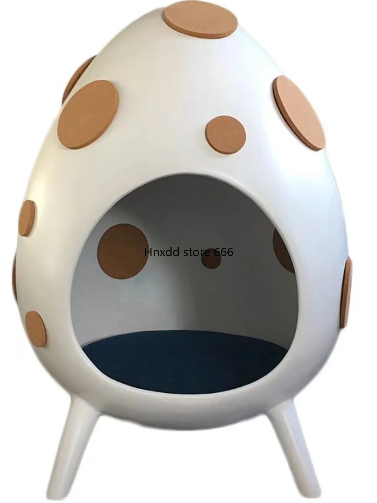 Children's chair stool furniture sunshine leisure egg hole Nordic creative ornament fiberglass eggshell chair