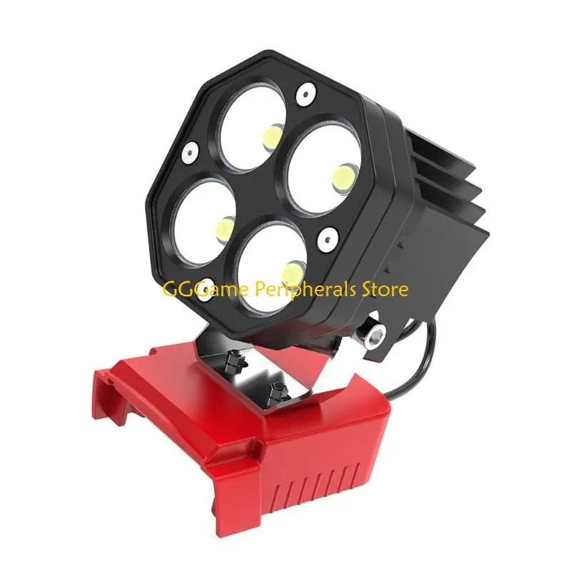 U55B Adjustable LED Work Light with 4 Front Beads, 40W 6000LM 6500K Task Lamp