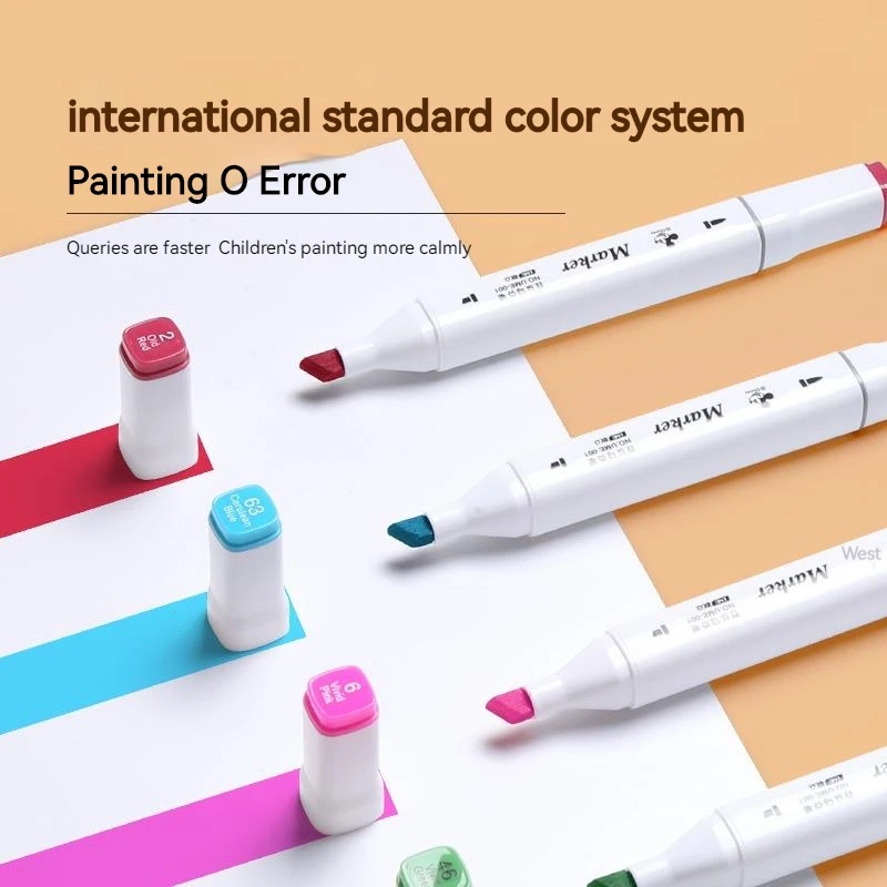 24/36/48color Disney Mickey Marker Pen Student Art Special Drawing Graffiti Double Headed Watercolor Pen Kids Stationery Supplie