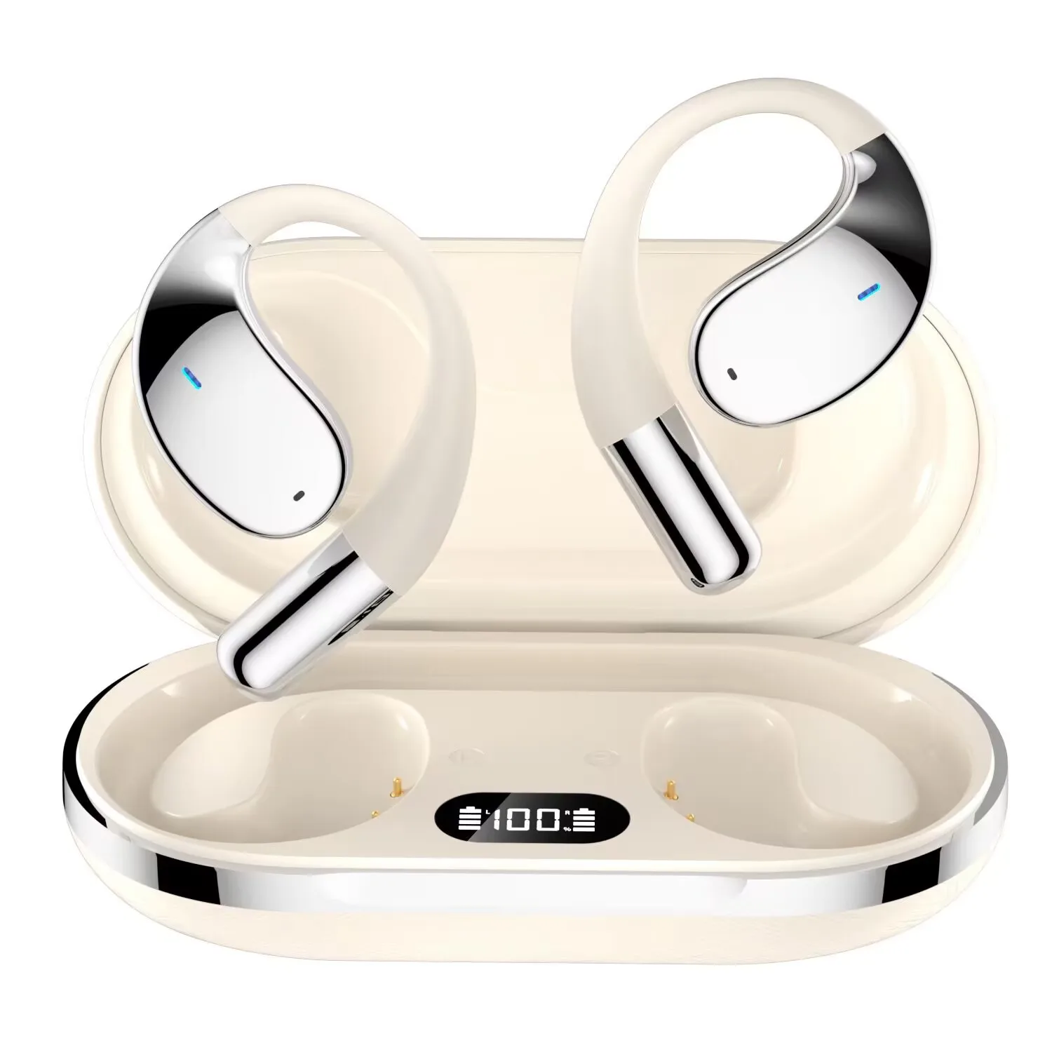 AI Vertaler Oordopjes 144 Talen 3-in-1 Ruisonderdrukkende Bluetooth 5.3 Headset Instant Vertaler Smart Voice Real Time