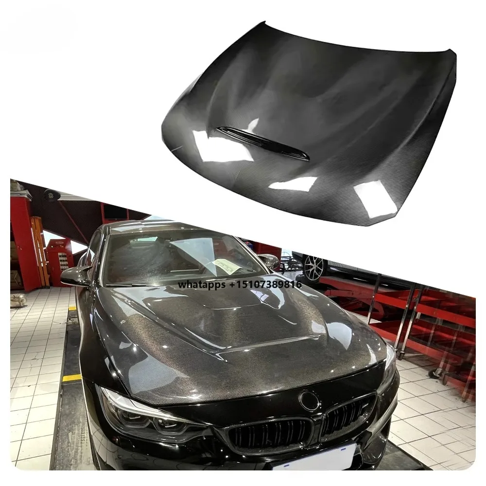 

New GTS Style Engine Vented Hood Bonnet Carbon Fiber for M3 M4 F80 F82 High Quality 100% Fitment Includes Screws Screw-On