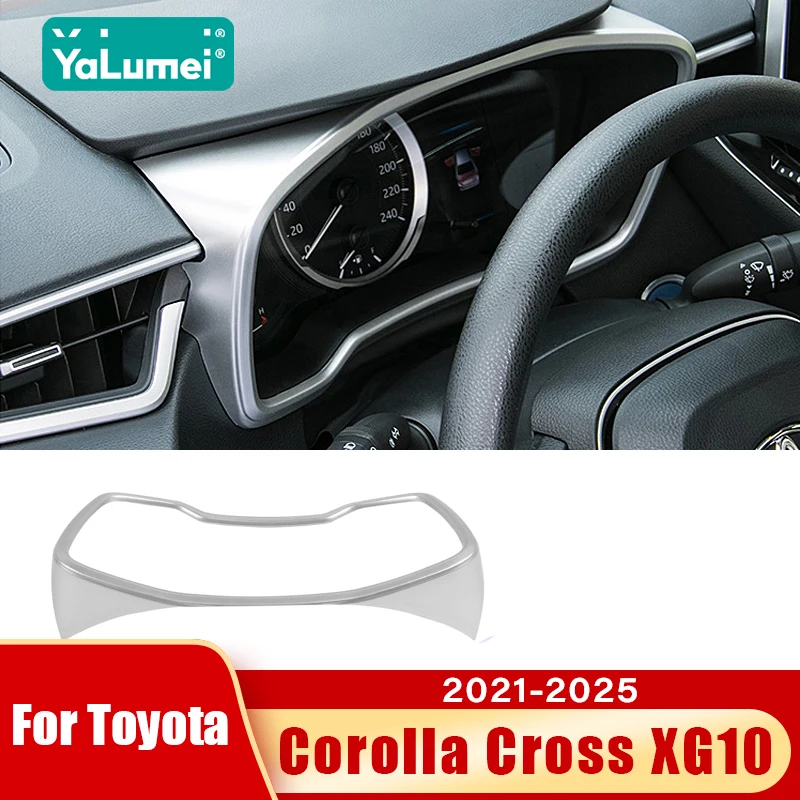 

For Toyota Corolla Cross XG10 2021 2022 2023 2024 2025 Hybrid Car Dashboard Speedometer Gauge Panel Display Cover Accessories