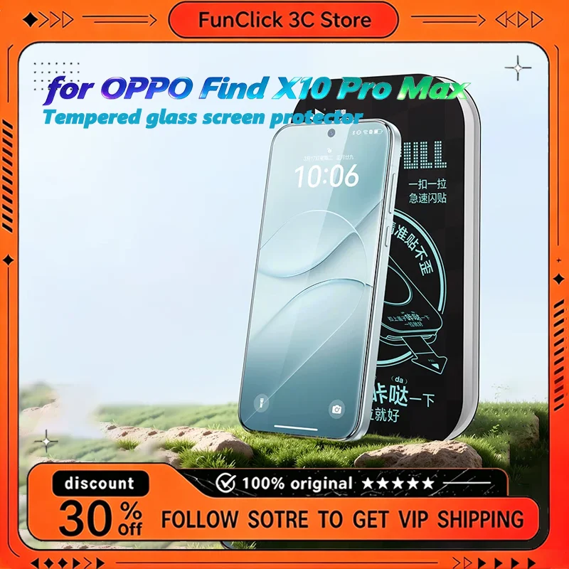 SmartDevil For OPPO Find X10 Pro Max 9H Hardness HD Tempered Glass Protective Film Ultra-thin HD Protective Funda Easy to instal