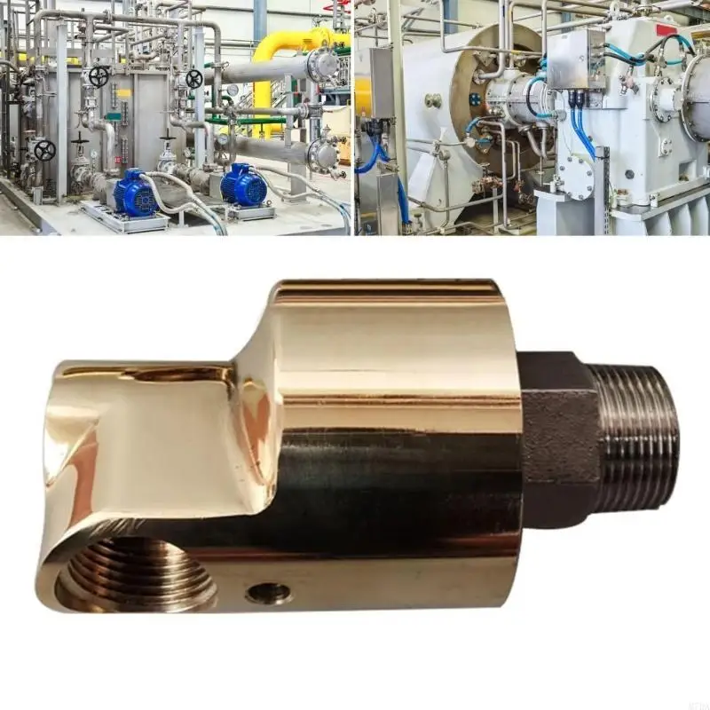 M7DA High Speed Brass Rotary Joint for Cooling Water Right Handed Thread HD15