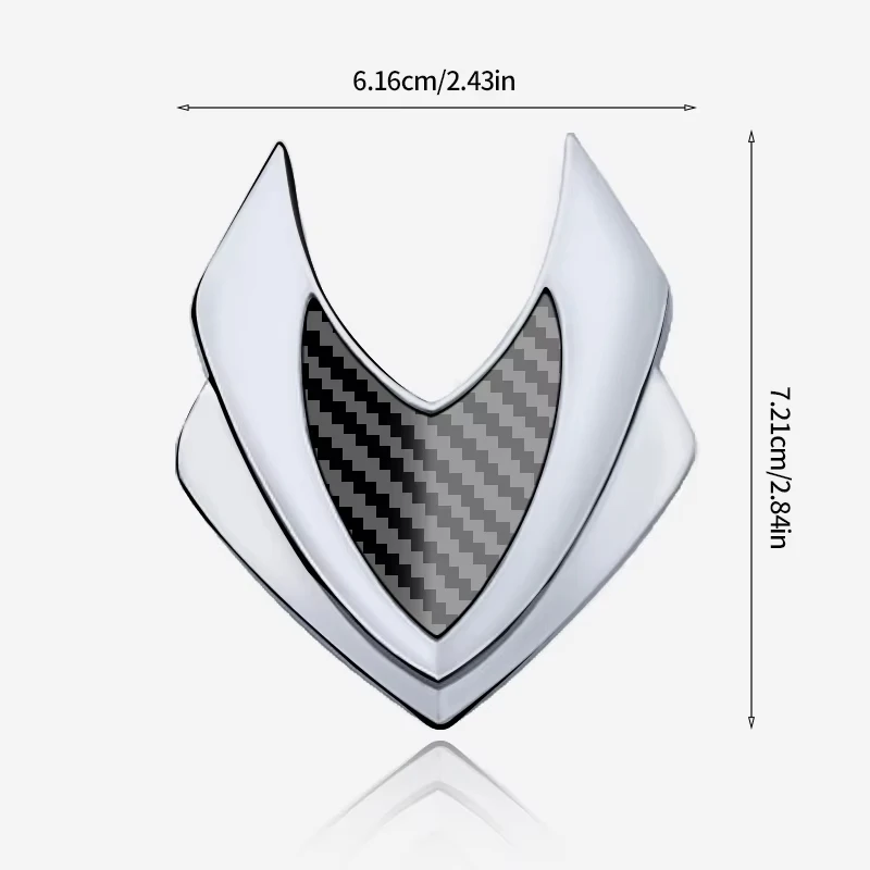 3D Shield Metal Sticker Self-adhesive Easy Install Shield Metal Emblem Badge for Car Moto Vehicle Decoration Accessories 6