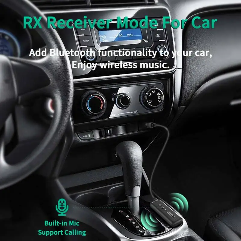 3 IN 1 Bluetooth 5.3 Audio Receiver Transmitter 3.5MM AUX USB Stereo Music Wireless Adapter With Mic For Car Kit TV PC Headphone