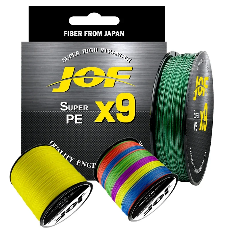 High Sensitivity X9 Strands Braided Fishing Line 300/500M Super Strong 20-80LB Wear Resistant Multifilament Sea Saltwater Wire