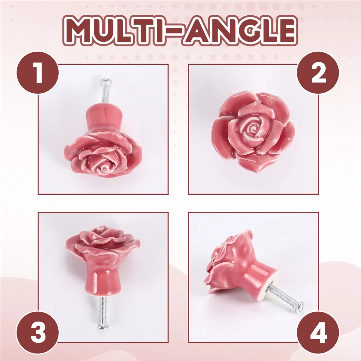 【قسيمة مستخدم جديدة!】مقبض سيراميك وردي