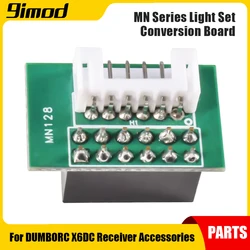 DUMBORC X6DC 리시버 액세서리 부품용 RC 자동차 조명 세트 어댑터 플러그, 9IMOD MN99S MN98 MN128 MN78 MN86