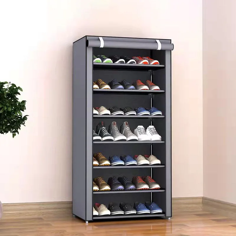 Shoe Rack Organizer Dustproof Shoe Cabinet Multilayer Minimalist Nonwoven Home Furniture Space-saving Cabinets Shoe Shelf