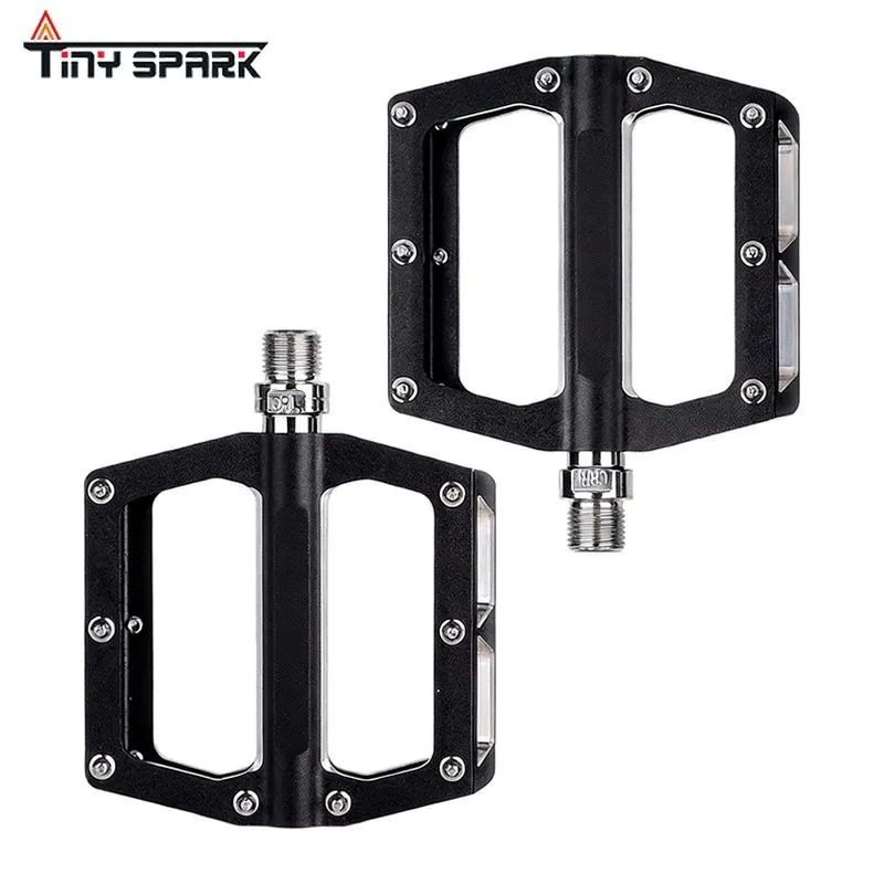 Bicycle Pedals with High Speed DU Sealed Bearings Aluminum Alloy Bicycle Flat Pedals Non-slip Durable Pedals