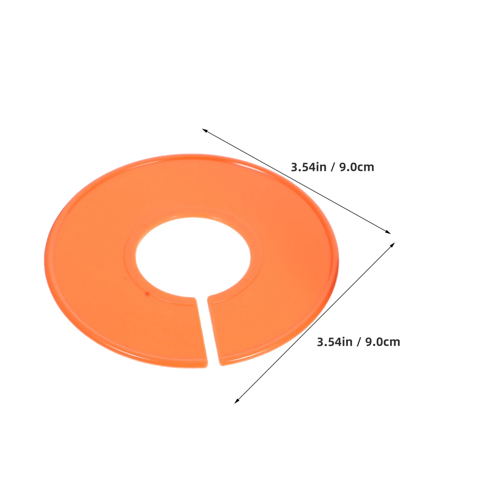 30 قطعة فواصل رف الملابس منظمات الملابس المستديرة علامات حجم مشفرة الألوان لفرز الملابس شماعات بلاستيكية