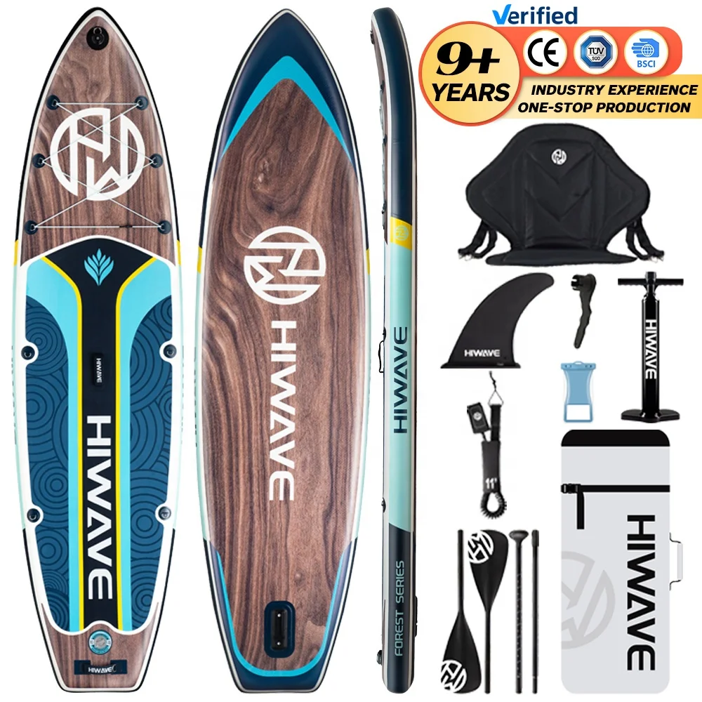 2024 New Inflatable Stand Up Sup All Round  Board Paddleboard KAYAK Seat Sup Board With Aluminum Alloy Paddle