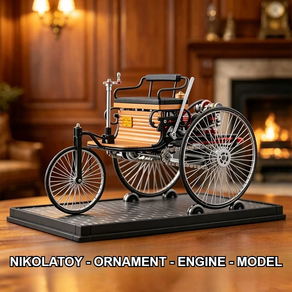 TECHING DM229 Car Model  Die cast Metal Mechanical Structure  Assembled By The User  Electrical Toy  Collector Model Car