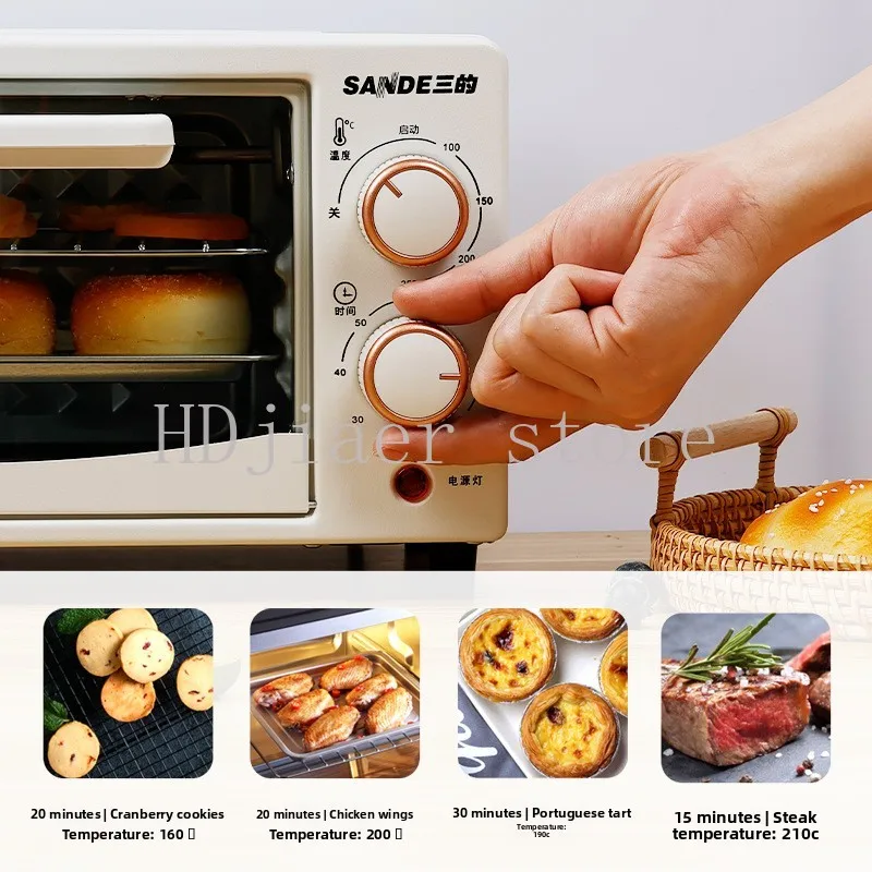

12 Liter Mini Visual Home Oven Multifunctional Fully Automatic Small Baking Oven for Household