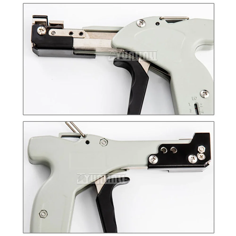 Koppelpistool Zelfsluitend gereedschap voor het aanspannen van riemomsnoeringsapparaat 4 versnellingen Roestvrij staal Bedrading rollijn snijgereedschap 2025 NIEUW