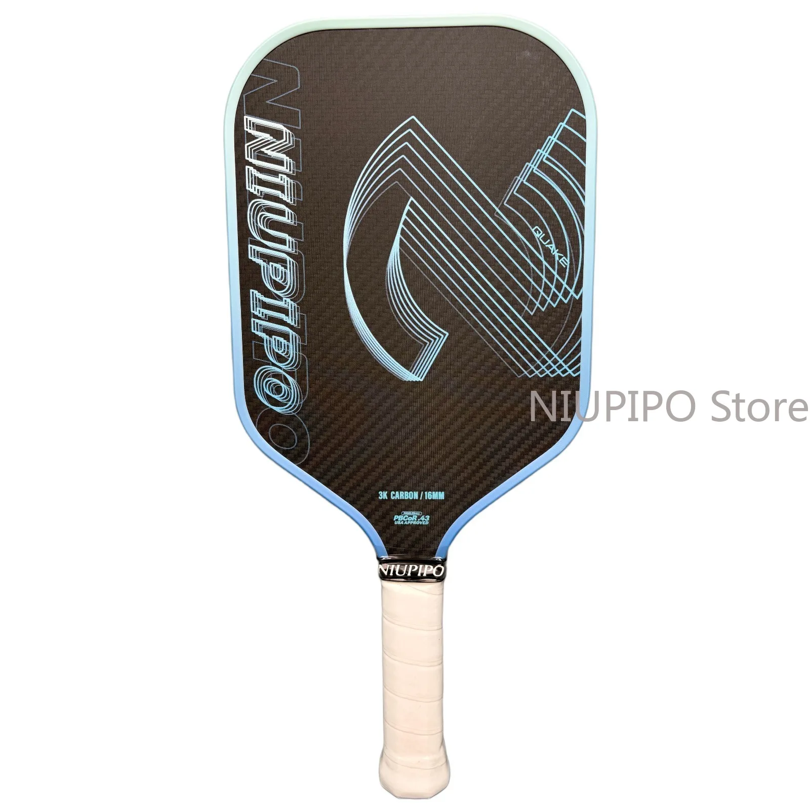 NIUPIPO QingYin 3K‑T700 Matte Carbon Fiber Pickleball Paddle Professional Tournament Pickleball Racket for Advanced Players
