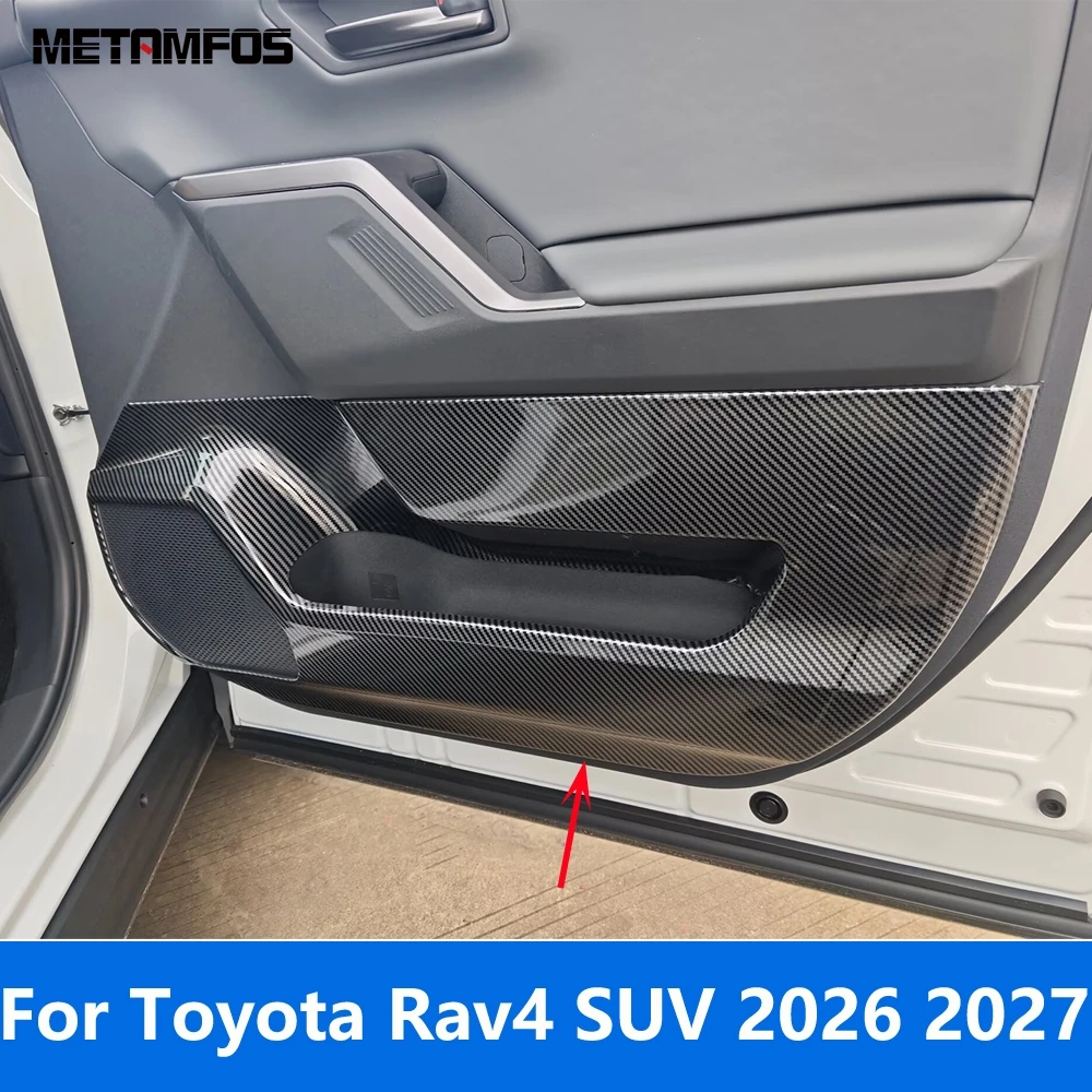 For Toyota Rav4 Rav 4 SUV 2026 2027 Car Door Anti Kick Plate Cover Loudspeaker Sound Audio Speaker Trim Interior Accessories