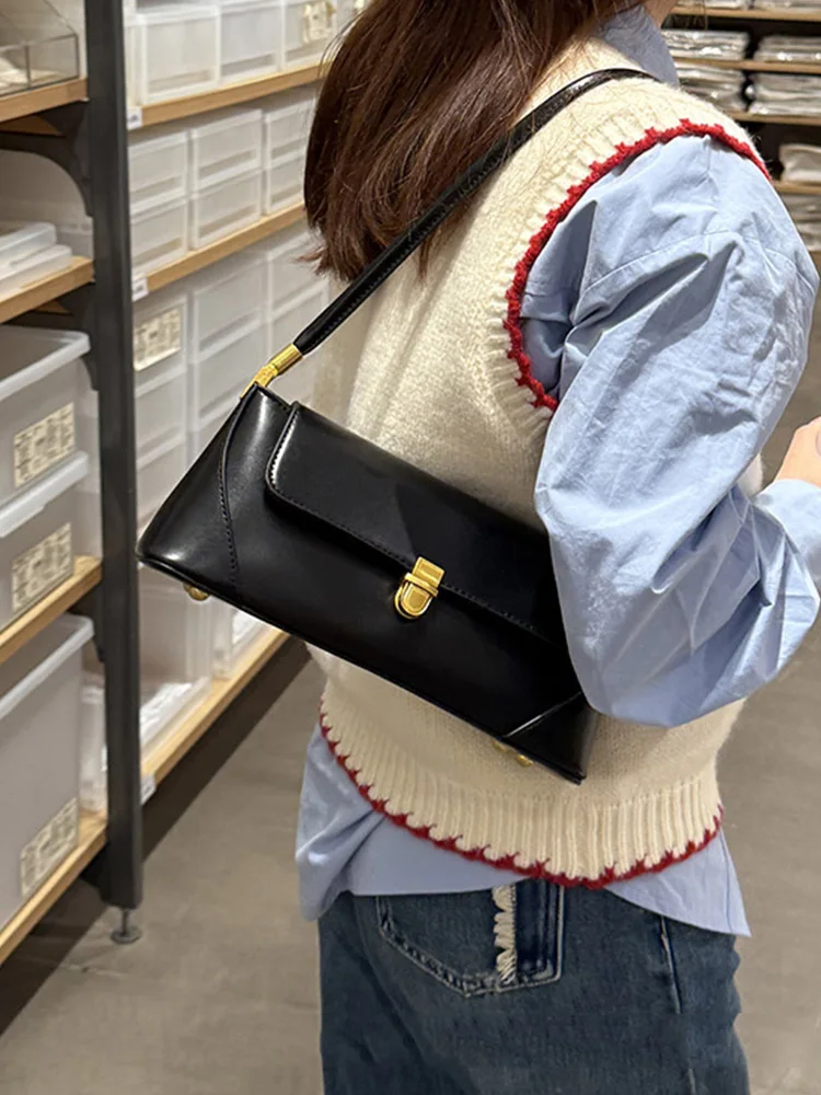 حقيبة كتف ريترو جديدة لعام 2025، حقيبة تحت الإبط، حقيبة يد عصرية كاجوال للنساء للتنقل اليومي حقيبة نسائية متعددة الاستخدامات