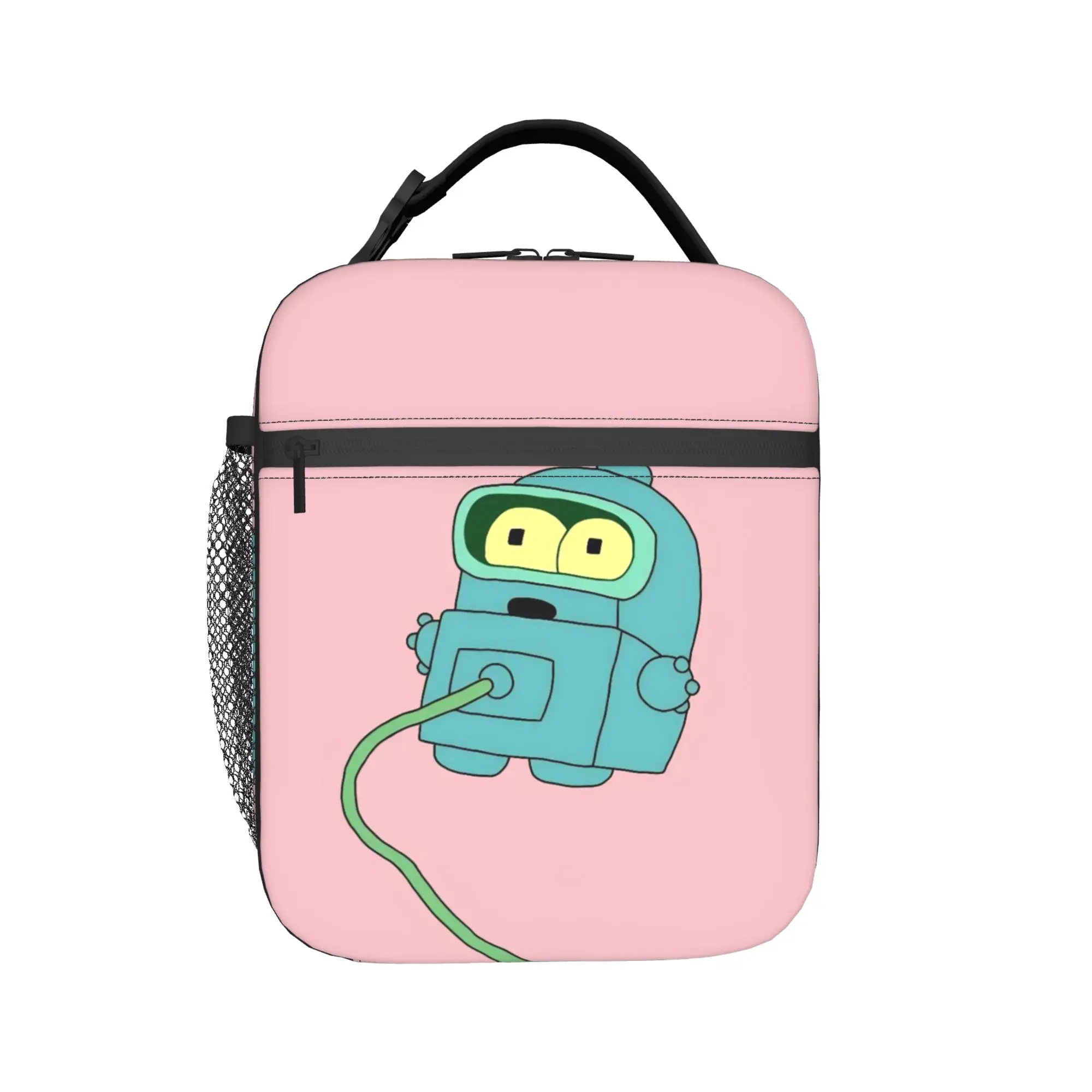Futuramaed Benders Cartoon Comic Product Insulated Lunch Bag For Office  Food Box Portable Cooler Thermal Lunch Boxes