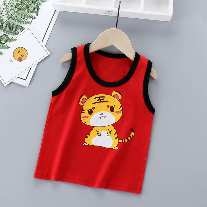 2022 Summer Children T Shirts Cartoon Tops For Kids Cotton Toddler Undershirts Girls T-shirt Boys Underwear Clothing