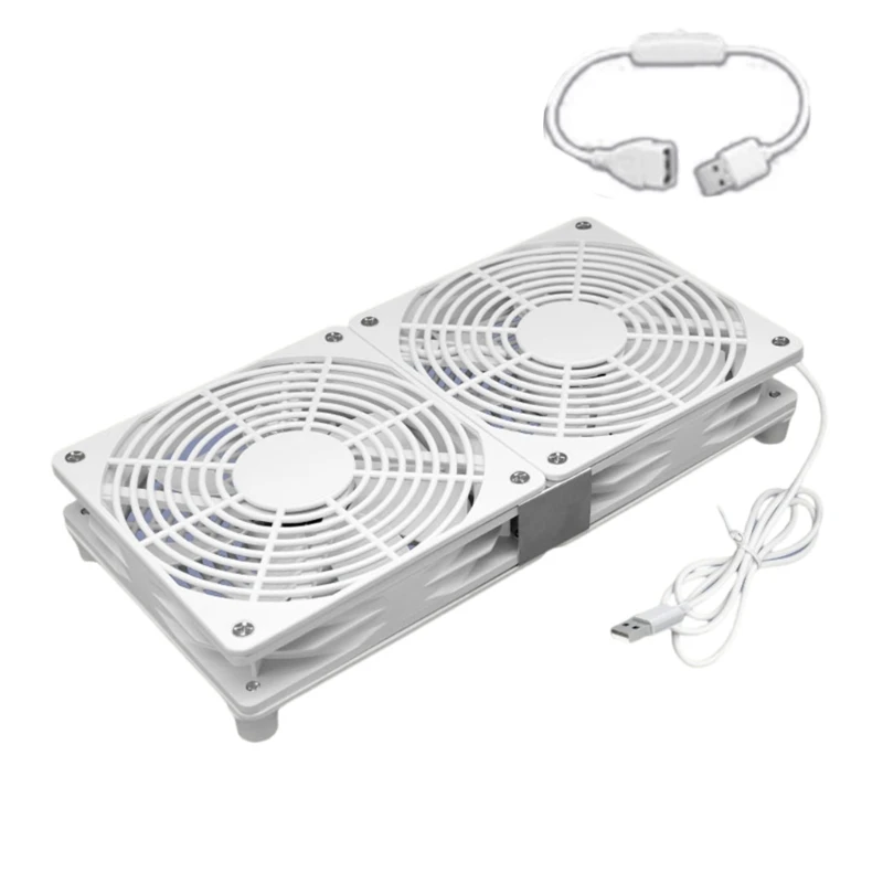 PC Coolers Box Wireless Quiet 1800rpm USB Power 120mm Router Cooling Fan A4WF