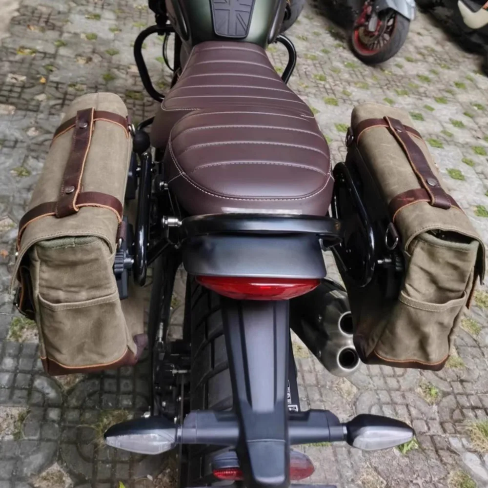 Motorcycle Side Trunk Bag Holder Saddle Bag Trunk Bag Support Bracket For Scrambler 400X Speed 400 2024-2025