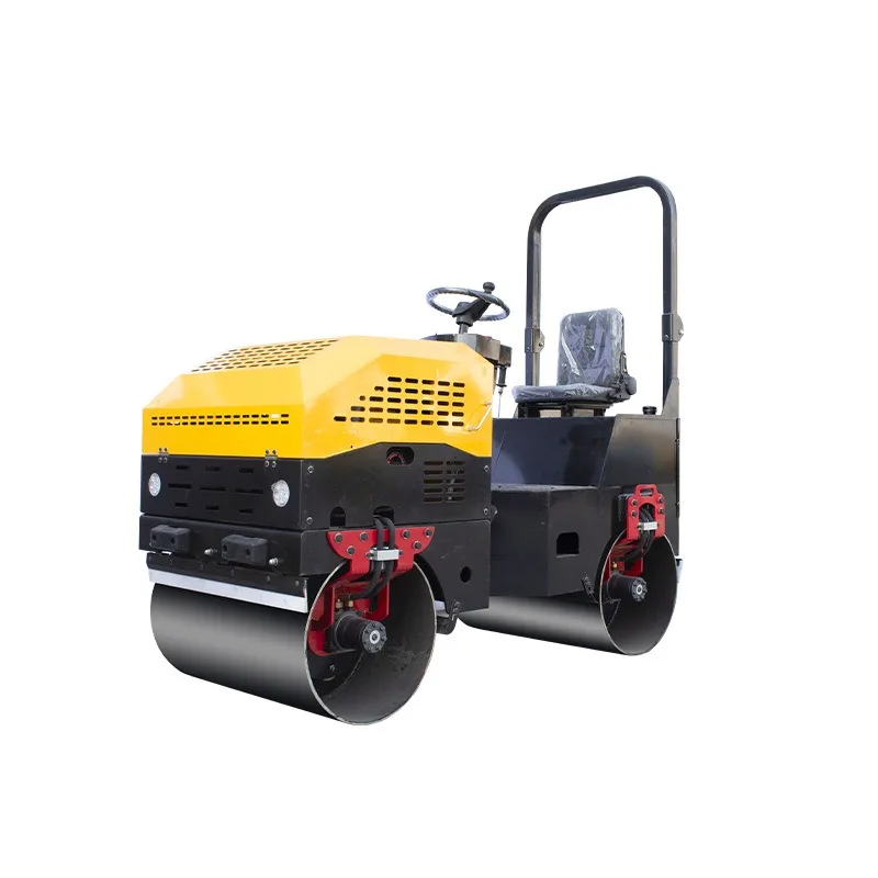 MT-2T full hydraulic air-cooled ride-on roller, portable electric start two-wheel tamping tool
