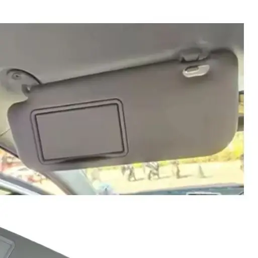 For Toyota Tacoma 2005-2012 Gray Beige Left Driver Side Sun Visor With Vanity Mirror Interior Sun Shade