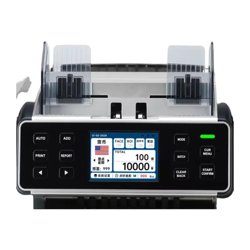 Multi Currency Banknote Counter Commercial Grade LCD Cash Verification P96 Detector Currency Banknote Counter Bank Grade