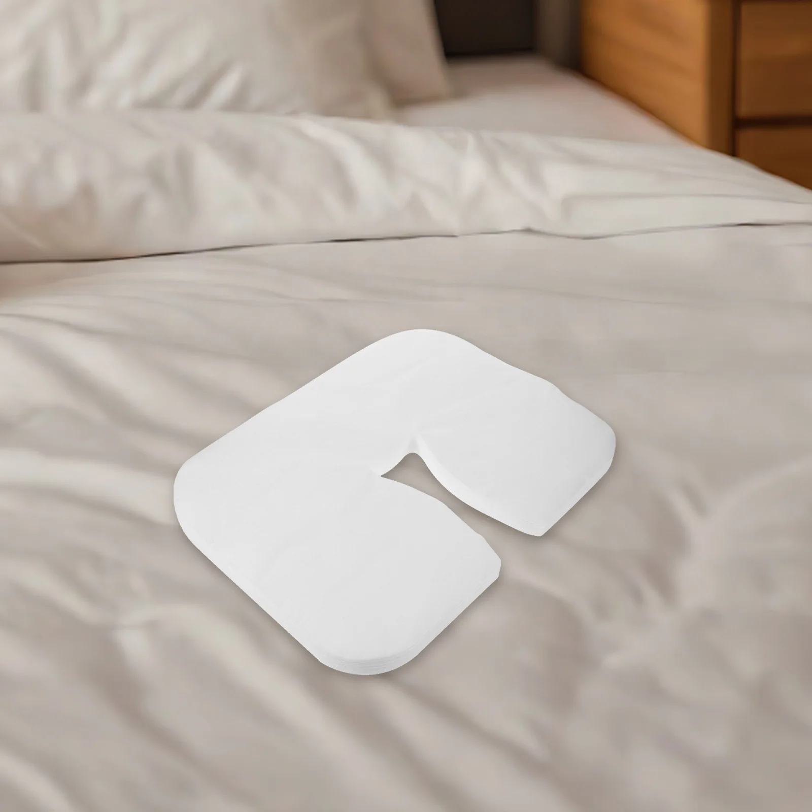 600 قطعة من أغطية مسند الرأس القابل للتصرف غير المنسوجة وسادة الوجه الحصير لكرسي التدليك وصالون تجميل الوجه العلاج المحمول #2