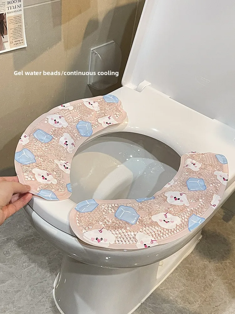 

Adhesive Toilet Cover Waterproof No-Wa Four-Season Universal New 2025 Pink Girl Heart Sle Japanese Toilet Ring