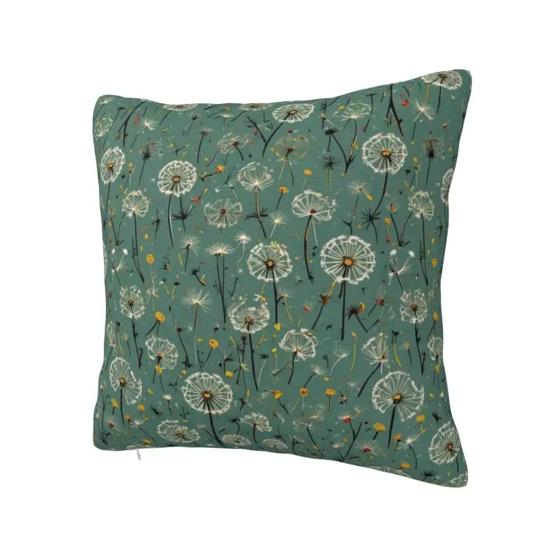 Custom Dandelion Wallpaper Cushion Cover 3D Printing Square Floor Pillow Case for Car Pillowcase Home Decoration
