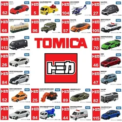 Takara Tomy Tomica 1/64 Samochód sportowy Ciężarówka Samochód policyjny Pogotowie Odlewany model samochodu ze stopu metalowa zabawka dla dzieci Prezent świąteczny Zabawki dla chłopców