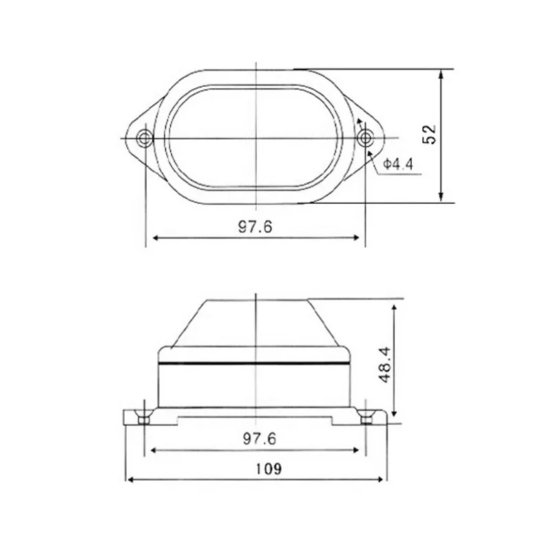 Señal estroboscópica de advertencia, lámpara LED pequeña intermitente, alarma de seguridad IP44, zumbador magnético, N-3051, 12/24/220V, TB40