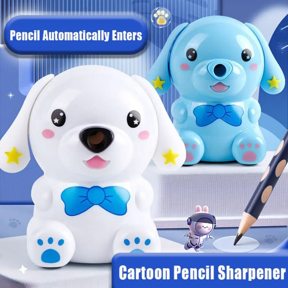 

Pencil Automatically Enters Pencil Sharpener Puppy Anti Sticking Lead Pencil Sharpening Tool Plastic