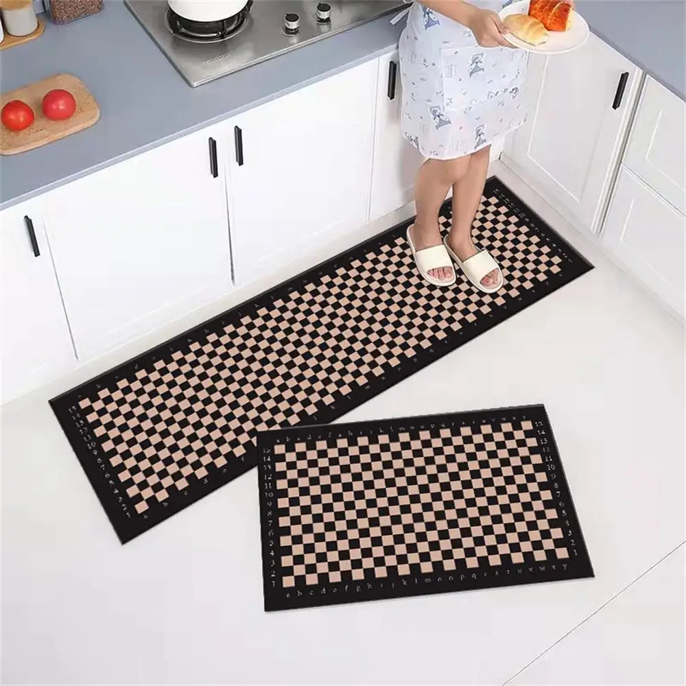 Kitchen Floor Mat Bedroom Living Room Long Bedside Area Rug Hallway Soft Washable Carpet Anti Slip Bathroom Entrance Doormat