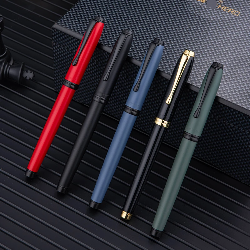 Hero 953A Elite Business Men's and Women's Office Fountain Pen Surprise Gift Box Signature Ball Pen 3-Piece Set