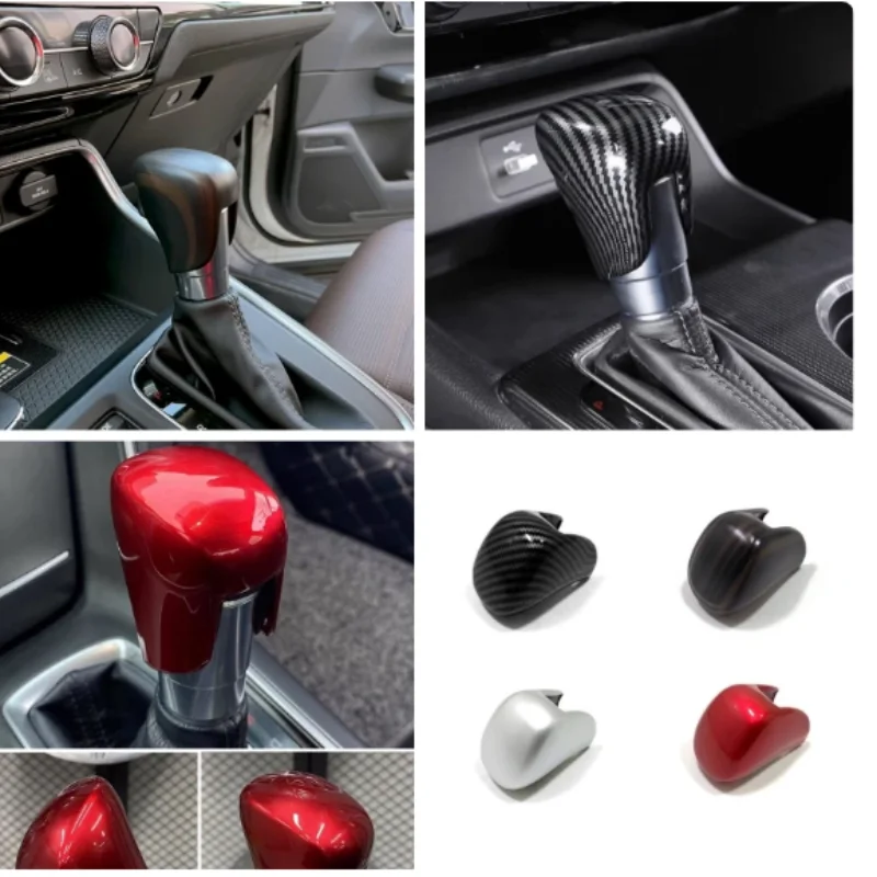 

For Honda Fit Jazz 2020 -2024 Transmission Gear Shift Shifter Knob Gear Head Handle Cover Trim Styling Interior Accessories