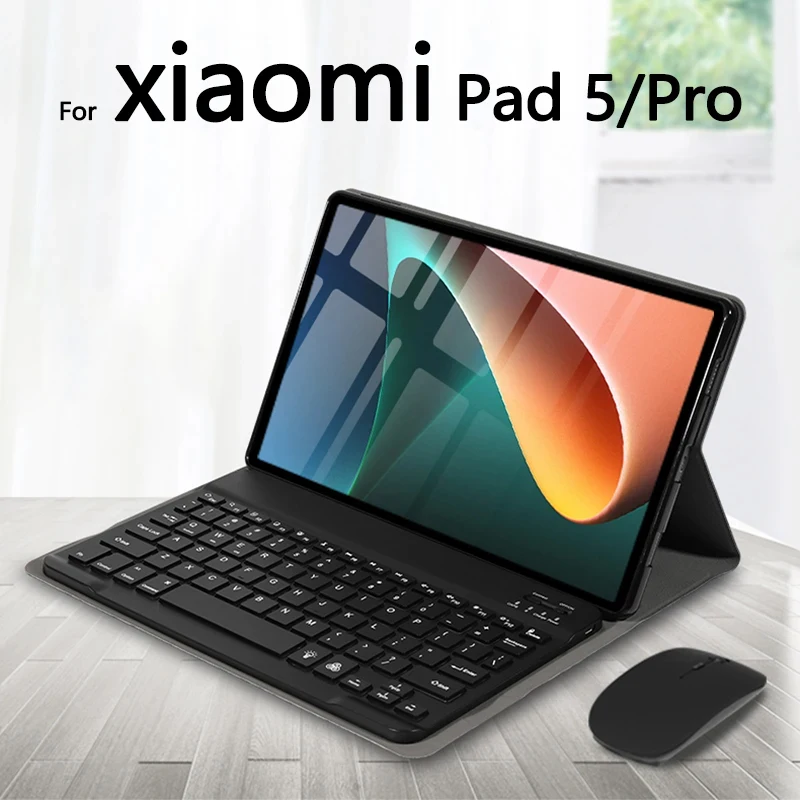 For Xiaomi Mi Pad 5 11Inch Tablet Case Detachable Bluetooth Keyboard Case For Xiaomi Mi Pad 5 Pro 11Inch