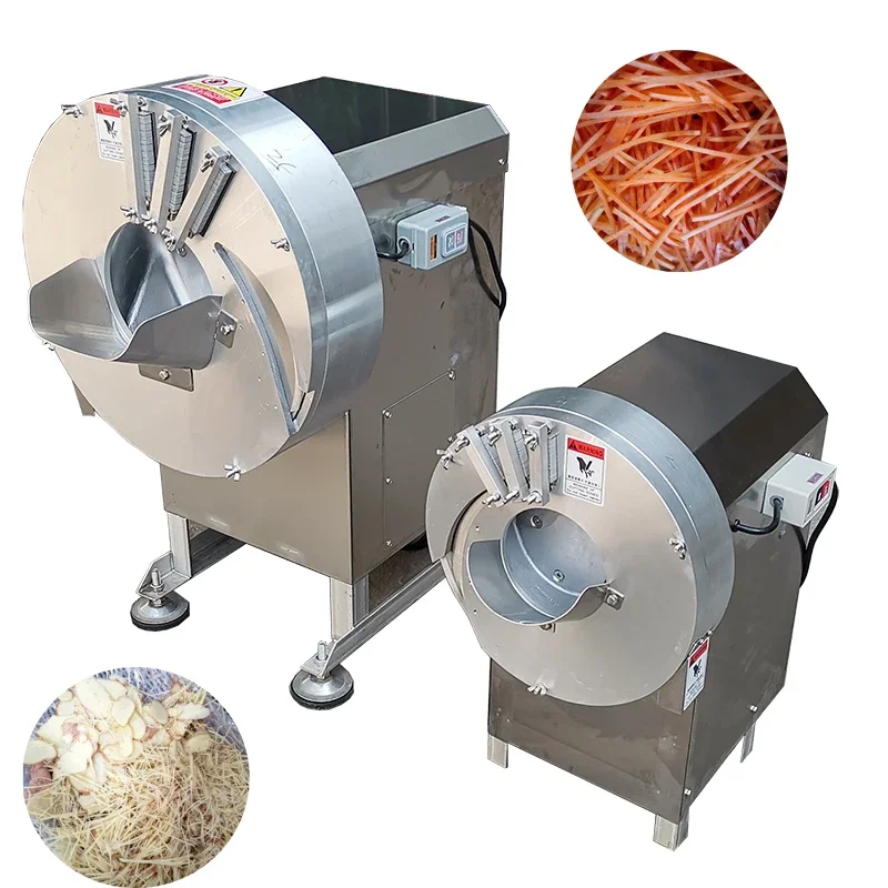 for Automatic Commercial French Fries Onion Shredder Ginger Bamboo Shoots Carrot Shredder Slicing Machine