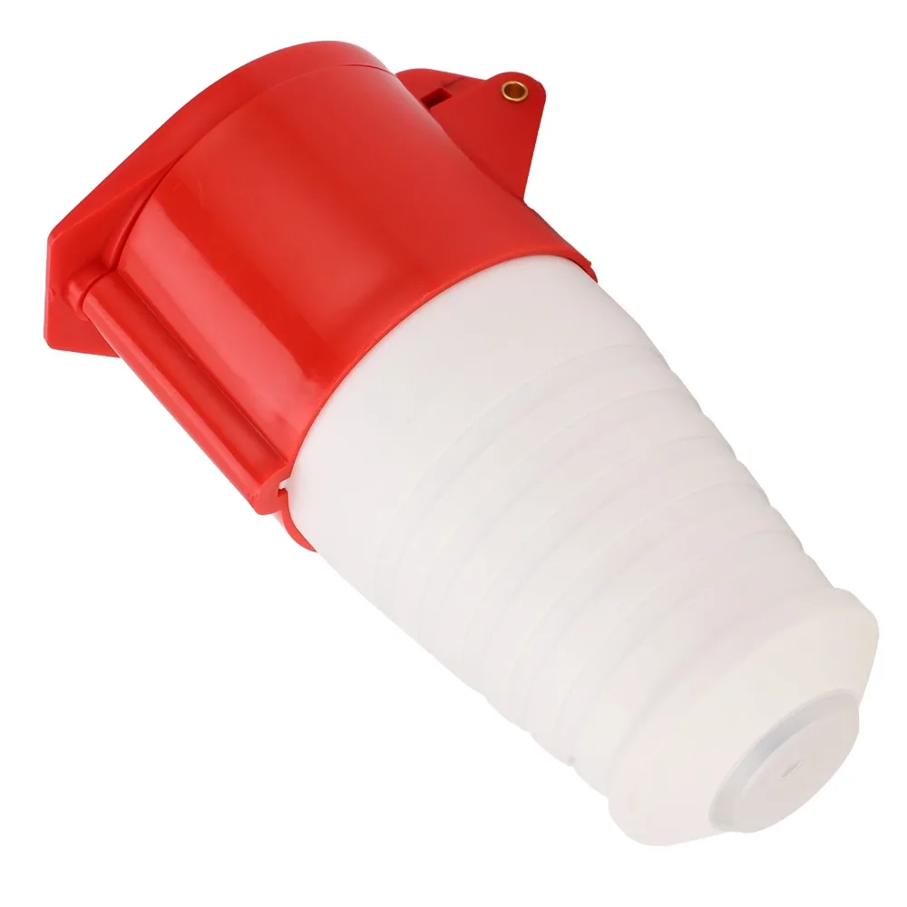 220-380V/240-415V 32A Industrial Plug Connector 3P+N+E 5 Pin 3 Phase Industrial Connector Kit IP44 Waterproof Plug Coupler