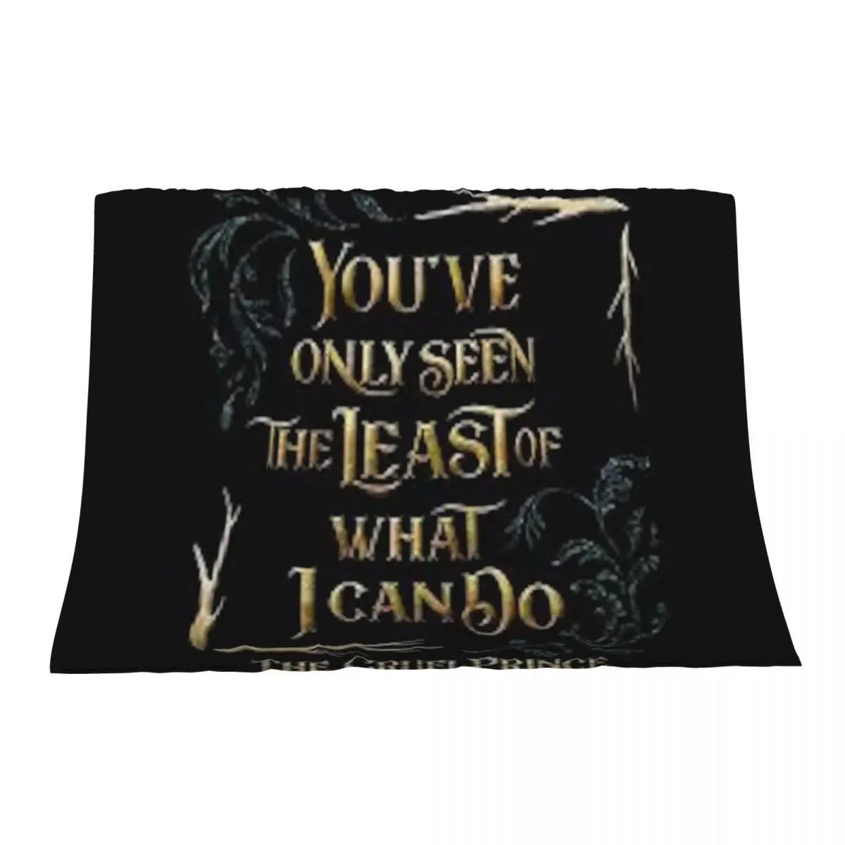 

The Cruel Prince Quotes Throw Blanket Camping Designers Thins Comforter Blankets