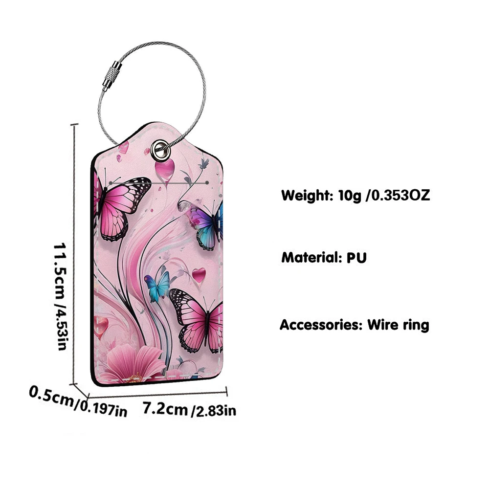 حار بيع الطاغية فراشة جلدية الأعمال الأمتعة العلامة حقيبة عنوان التسمية الأمتعة الصعود تسمية اسم معرف عنوان كليب #2