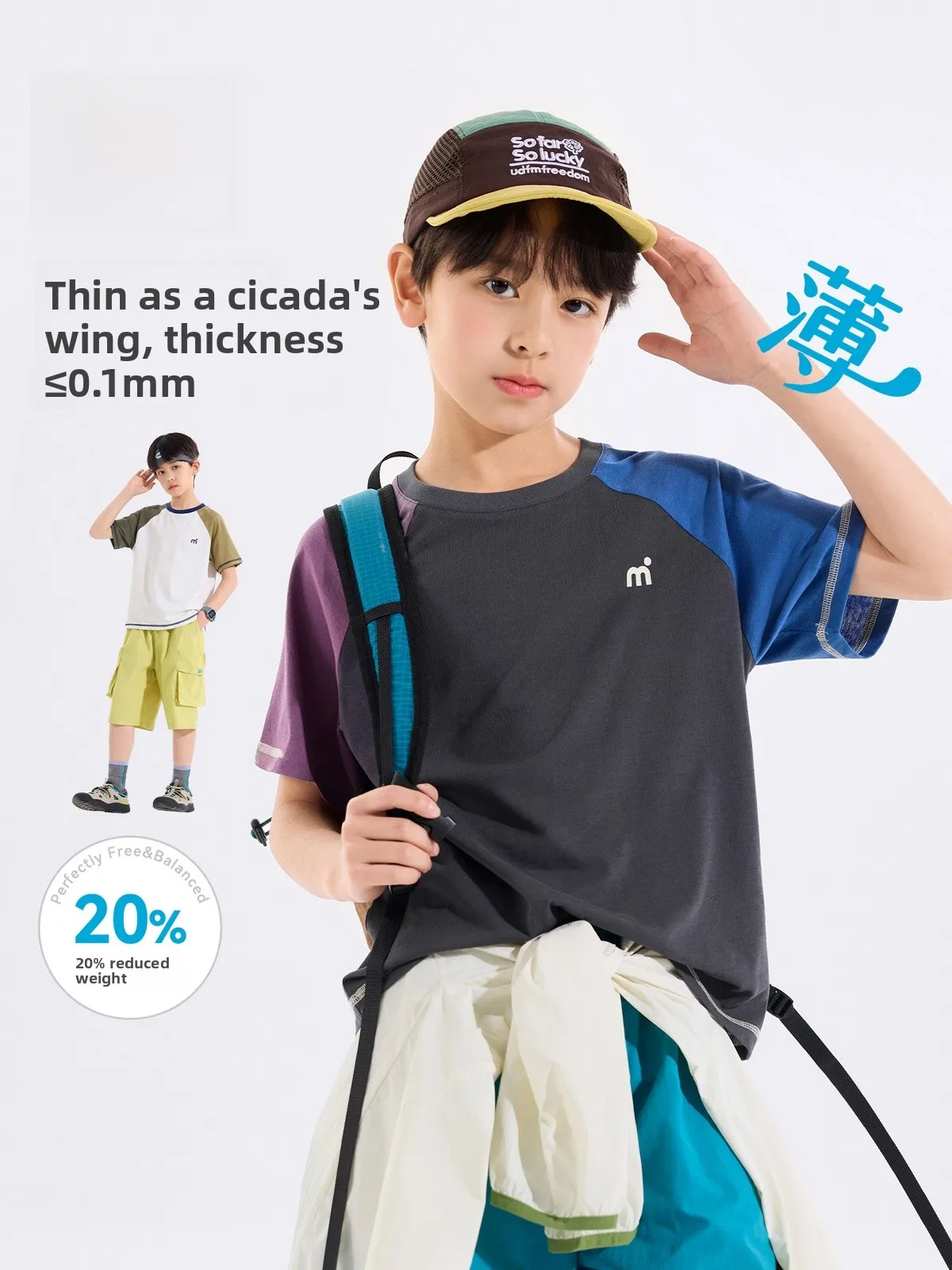 Bluem Boys' Short Sleeve T-Shirt Sport Base Layer Shirt Half Sleeve Children's Summer Clothing Cotton Polyester Blend Casual ...