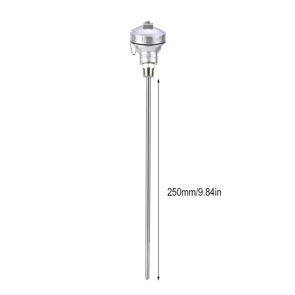 Imagem -06 - Sonda do Sensor de Temperatura Cabeça Terminal do Par Termoelétrico Rtd Pt100 Rosca M20x1.5 50 mm 100 mm 150 mm 200 mm 250 mm 300 mm 400 mm