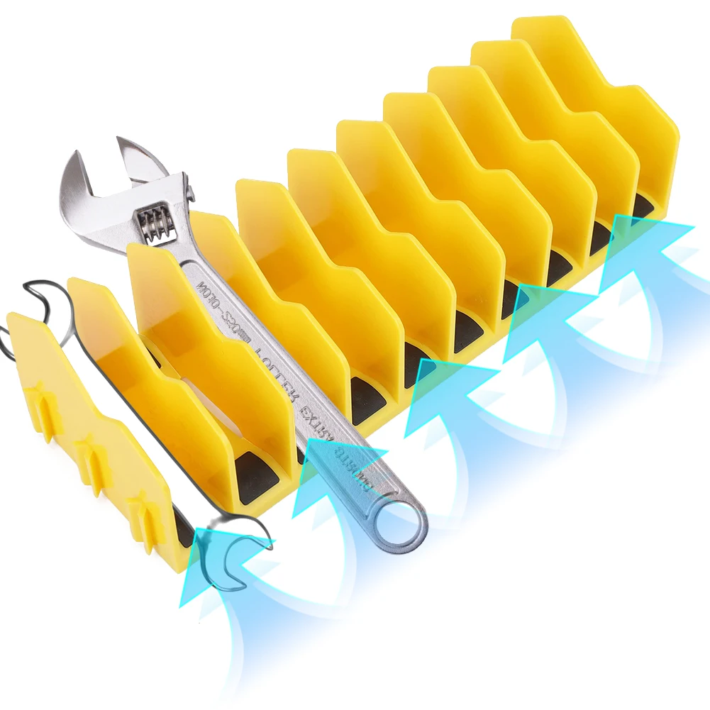 2/1pcs Pliers Organizer Rack Tool Storage Rack with Non-Slip Rubber Base Tool Drawer Toolbox Cabinet for Wrench Screwdriver