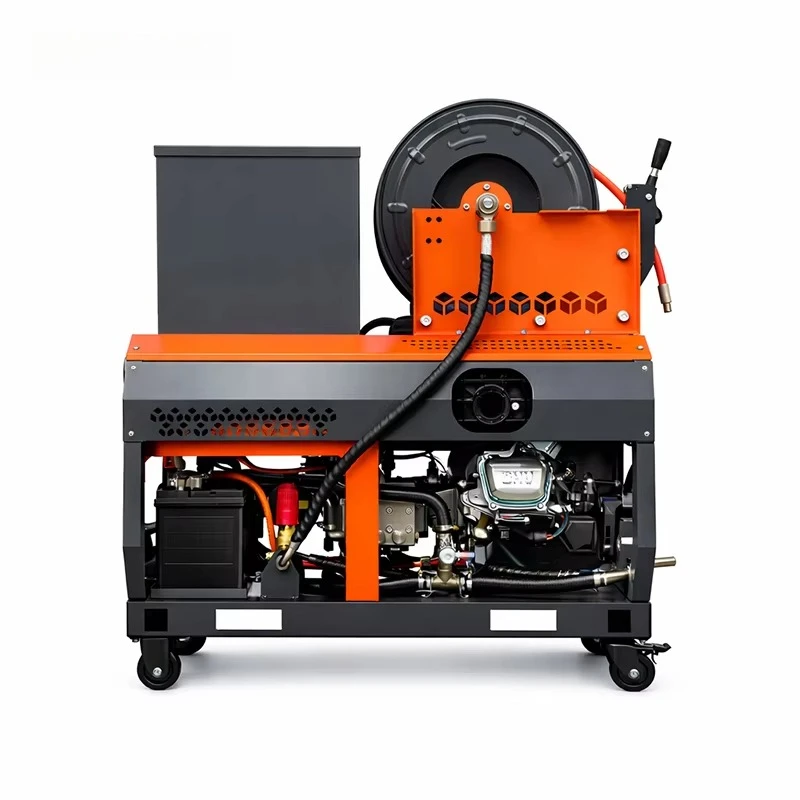 Customized sewer cleaning jetter drain flushing system high pressure water jet unit for commercial plumbing service businesses