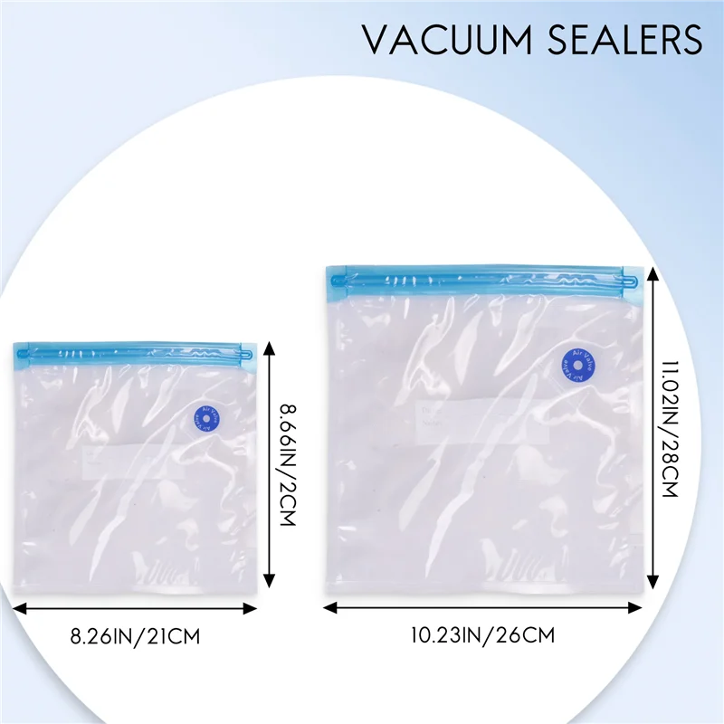 食品を保管するための再利用可能な電気真空バッグ,食品を保管するための真空調理バッグ,手動ポンプ1個付きシーラー,密閉バッグ2サイズ,クリップ4個,15パック